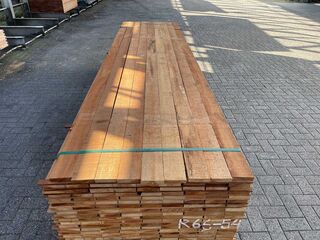 Ca. 100x Guyana Teak Beschoeiingsplanken, 20x100mm, lengte 400cm